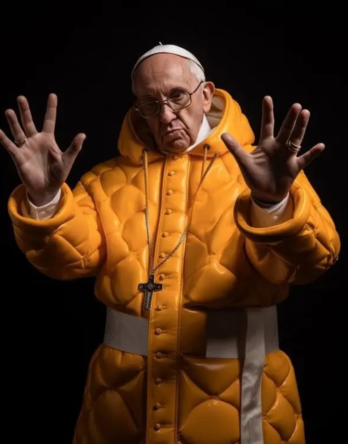 A ai-generated image of Pope Francis
