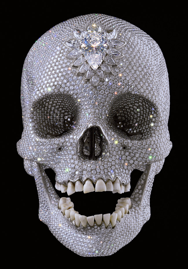 the artwork For the love of God by Hirst