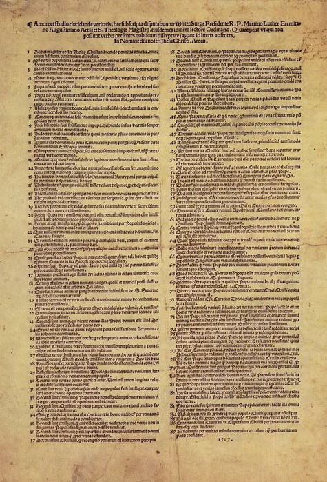 Martin Luther ninty-five theses