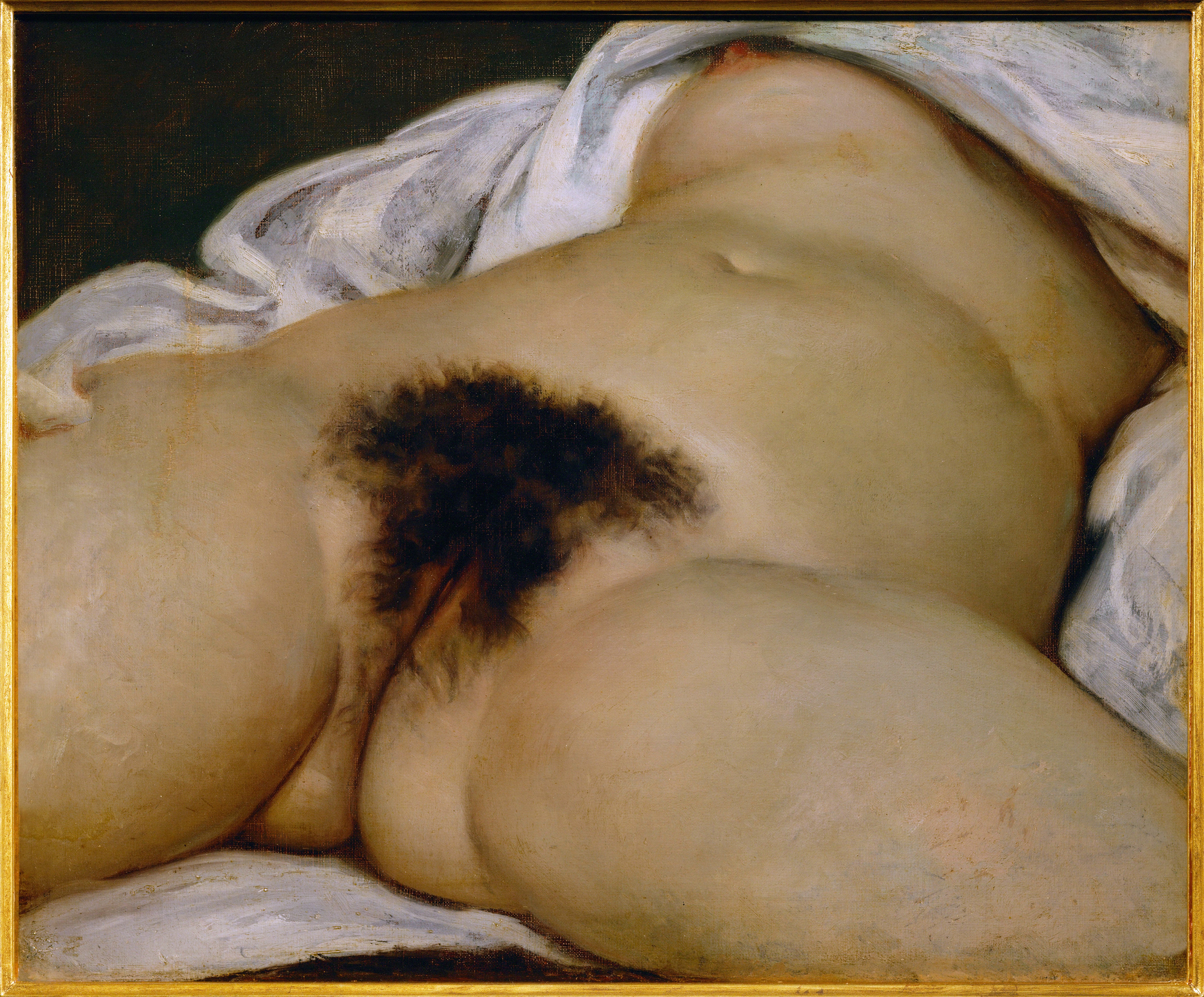 Gustave Courbet painting L'origine du monde